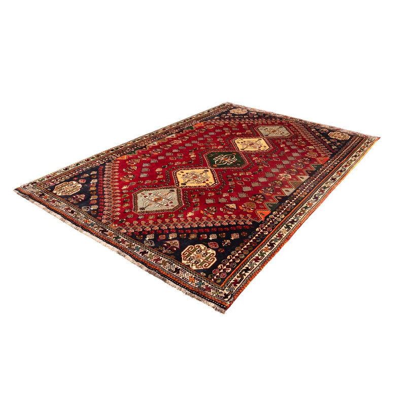 Tapis persan - Nomadic - 258 x 175 cm - rouge foncé