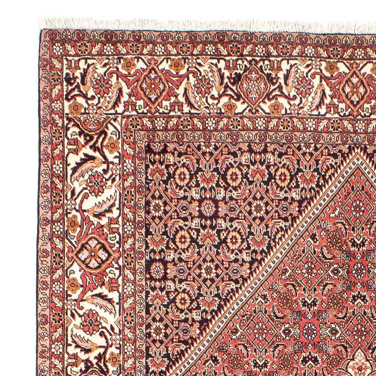 Tapis persan - Bidjar - 258 x 174 cm - rouge clair