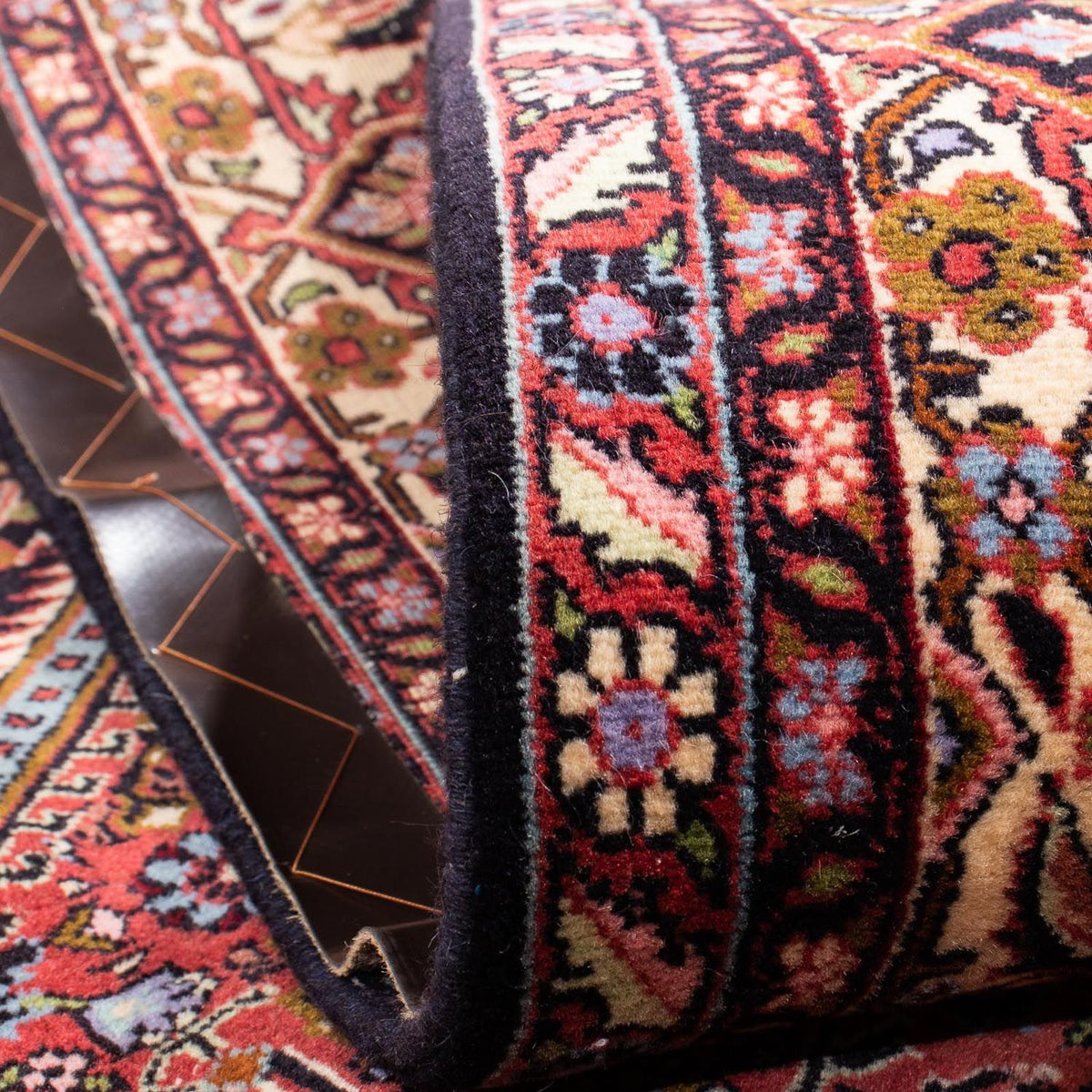 Tapis persan - Bidjar - 275 x 203 cm - marron