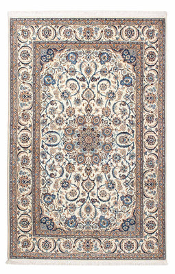 Tapis persan - Nain - Premium - 201 x 123 cm - beige