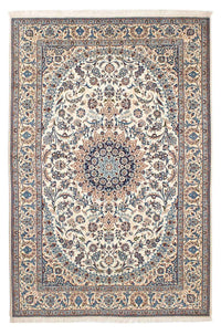 Tapis persan - Nain - Premium - 201 x 130 cm - beige