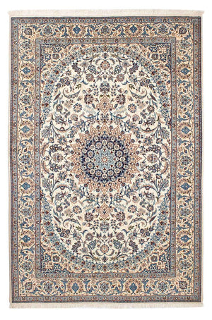 Tapis persan - Nain - Premium - 201 x 130 cm - beige
