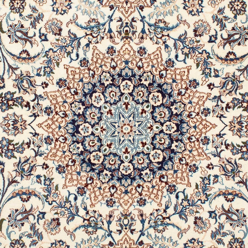 Tapis persan - Nain - Premium - 201 x 130 cm - beige