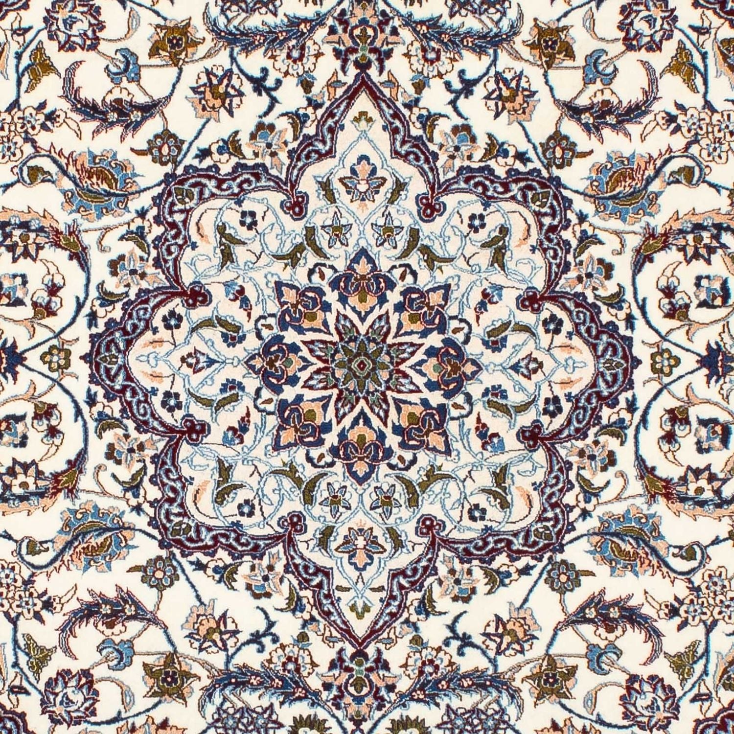 Tapis persan - Nain - Premium - 190 x 128 cm - beige