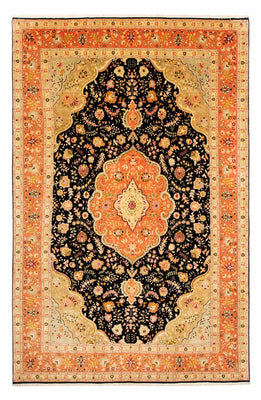 Tapis persan - Tabriz - Royal - 302 x 197 cm - marron clair
