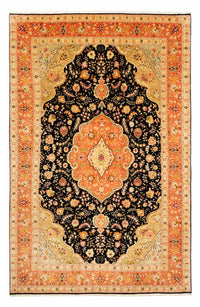 Tapis persan - Tabriz - Royal - 302 x 197 cm - marron clair