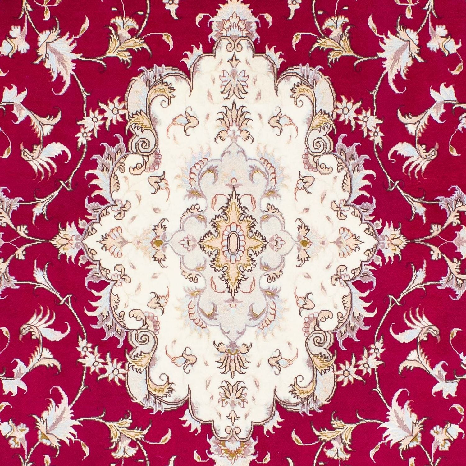 Tapis persan - Tabriz - Royal - 247 x 171 cm - rouge