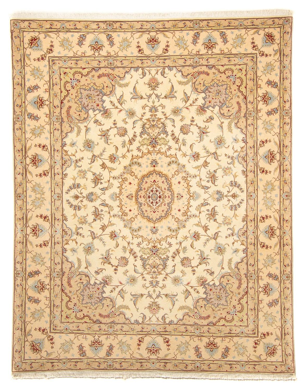 Tapis persan - Tabriz - Royal - 268 x 198 cm - beige
