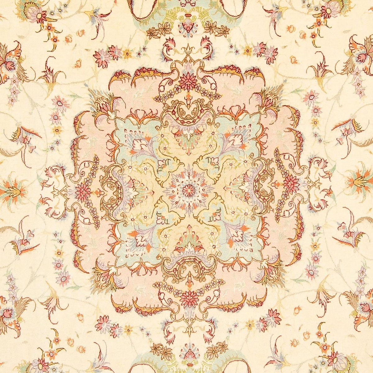 Tapis persan - Tabriz - Royal - 288 x 198 cm - beige