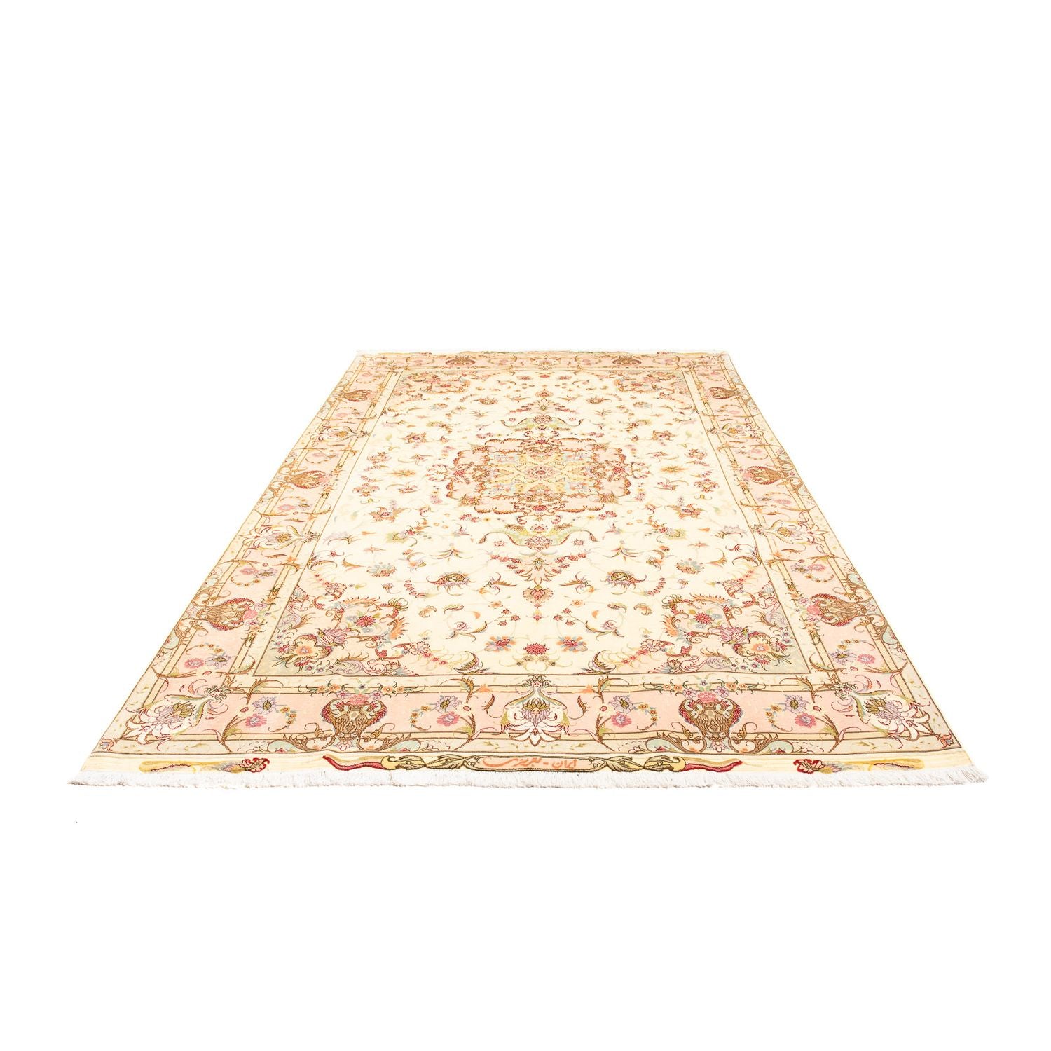 Tapis persan - Tabriz - Royal - 288 x 198 cm - beige