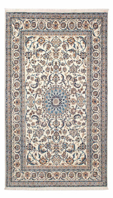 Tapis persan - Nain - Premium - 204 x 130 cm - beige