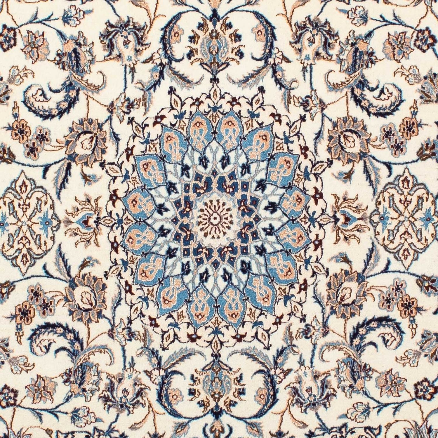 Tapis persan - Nain - Premium - 204 x 130 cm - beige