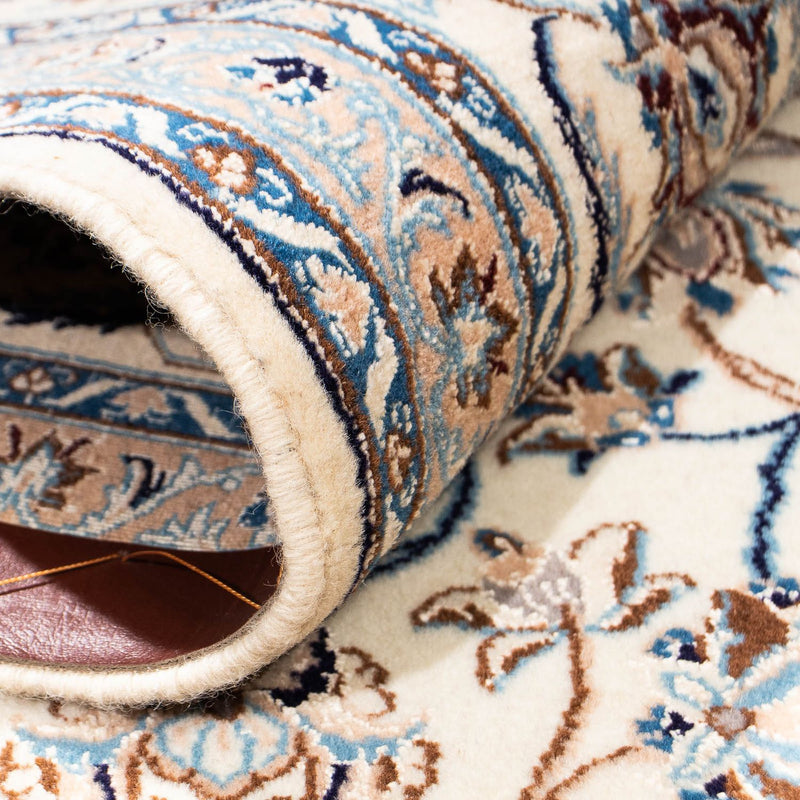 Tapis persan - Nain - Premium - 204 x 130 cm - beige