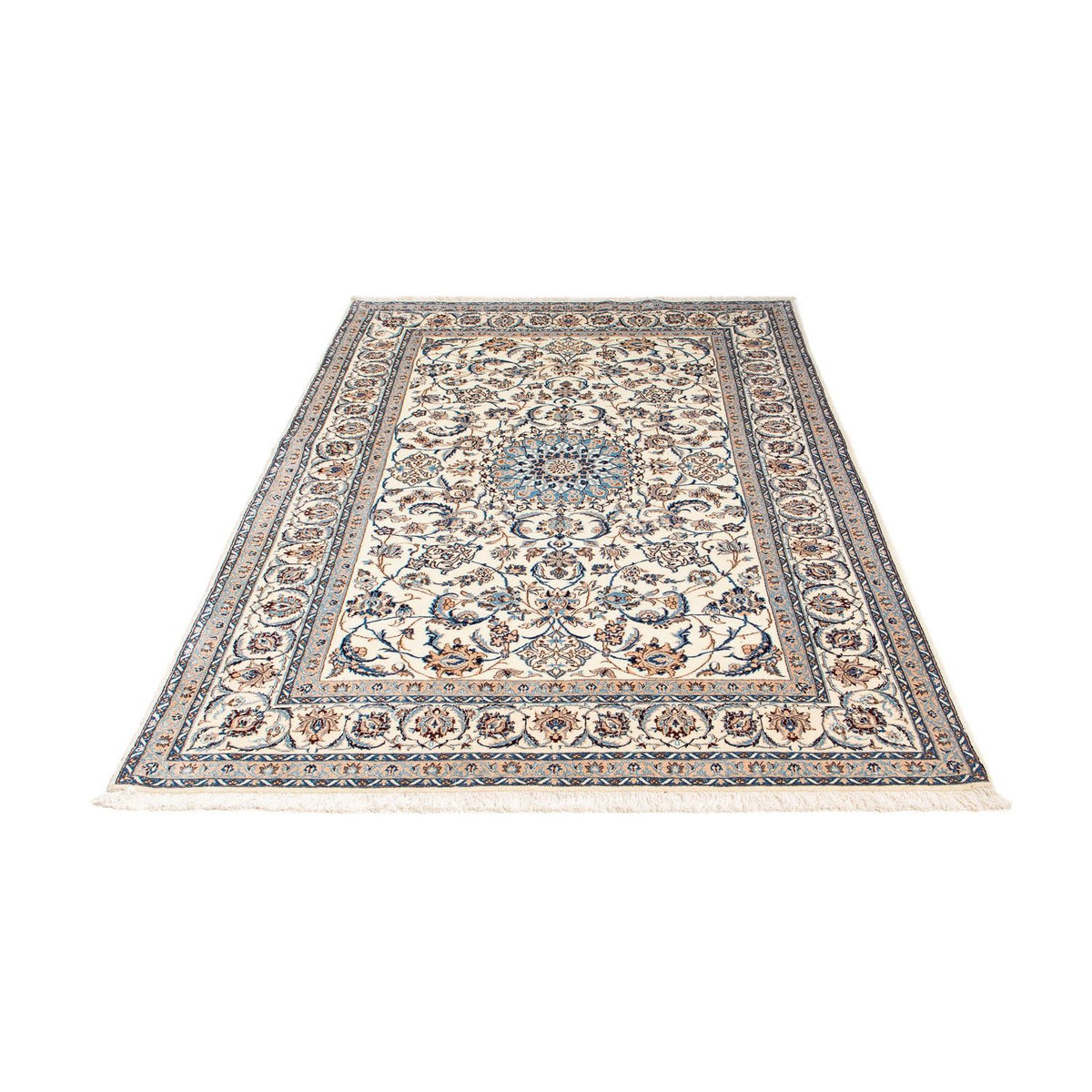 Tapis persan - Nain - Premium - 204 x 130 cm - beige