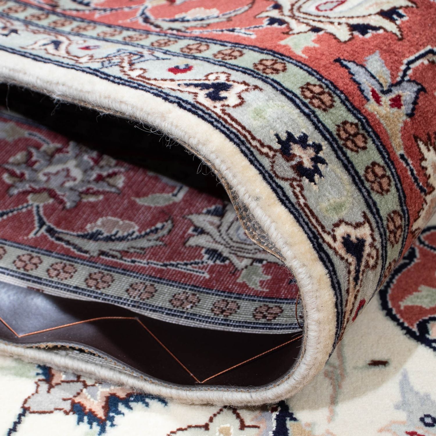 Tapis persan - Tabriz - Royal - 210 x 150 cm - beige