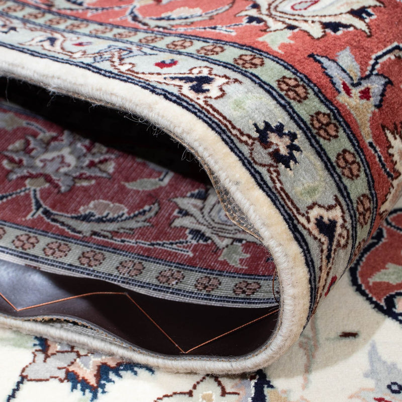 Tapis persan - Tabriz - Royal - 210 x 150 cm - beige