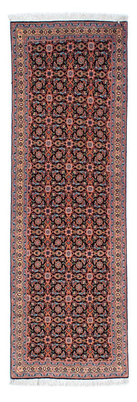 Tapis de couloir Tapis persan - Tabriz - 202 x 67 cm - bleu foncé