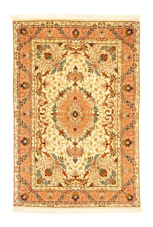 Tapis persan - Tabriz - Royal - 148 x 98 cm - beige