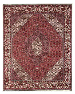 Tapis persan - Bidjar - 295 x 251 cm - rouge foncé