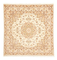 Tapis persan - Tabriz - Royal carré  - 206 x 202 cm - beige