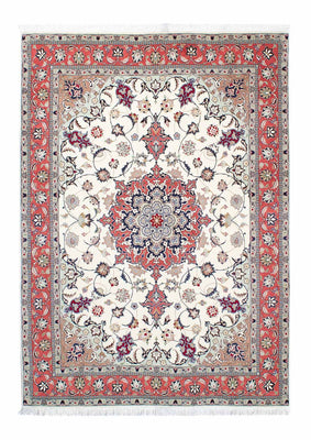 Tapis persan - Tabriz - Royal - 205 x 146 cm - beige
