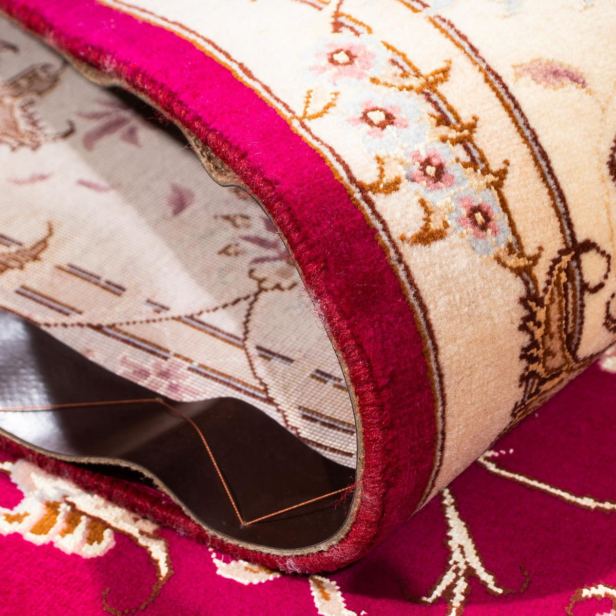 Tapis persan - Tabriz - Royal - 242 x 168 cm - rouge