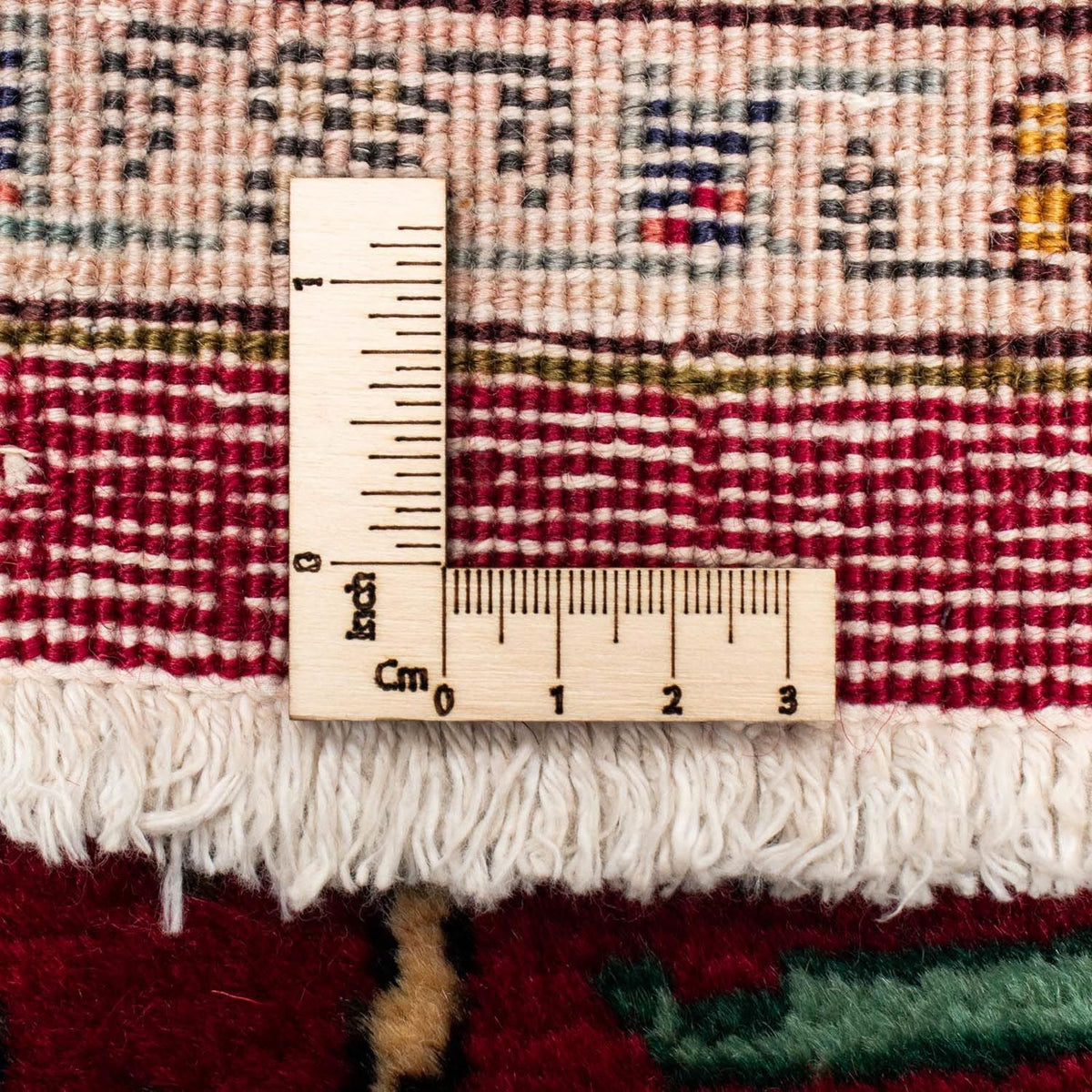 Tapis de couloir Tapis persan - Tabriz - 265 x 106 cm - rouge foncé