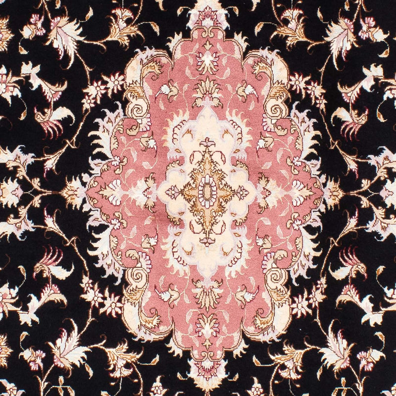 Tapis persan - Tabriz - Royal - 243 x 168 cm - bleu foncé