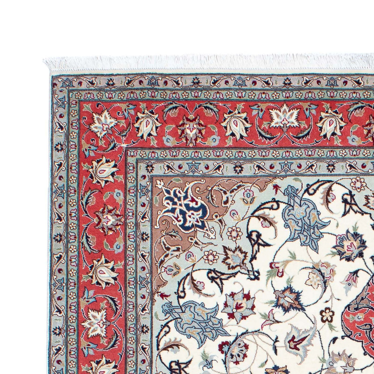 Tapis persan - Tabriz - Royal - 215 x 153 cm - beige