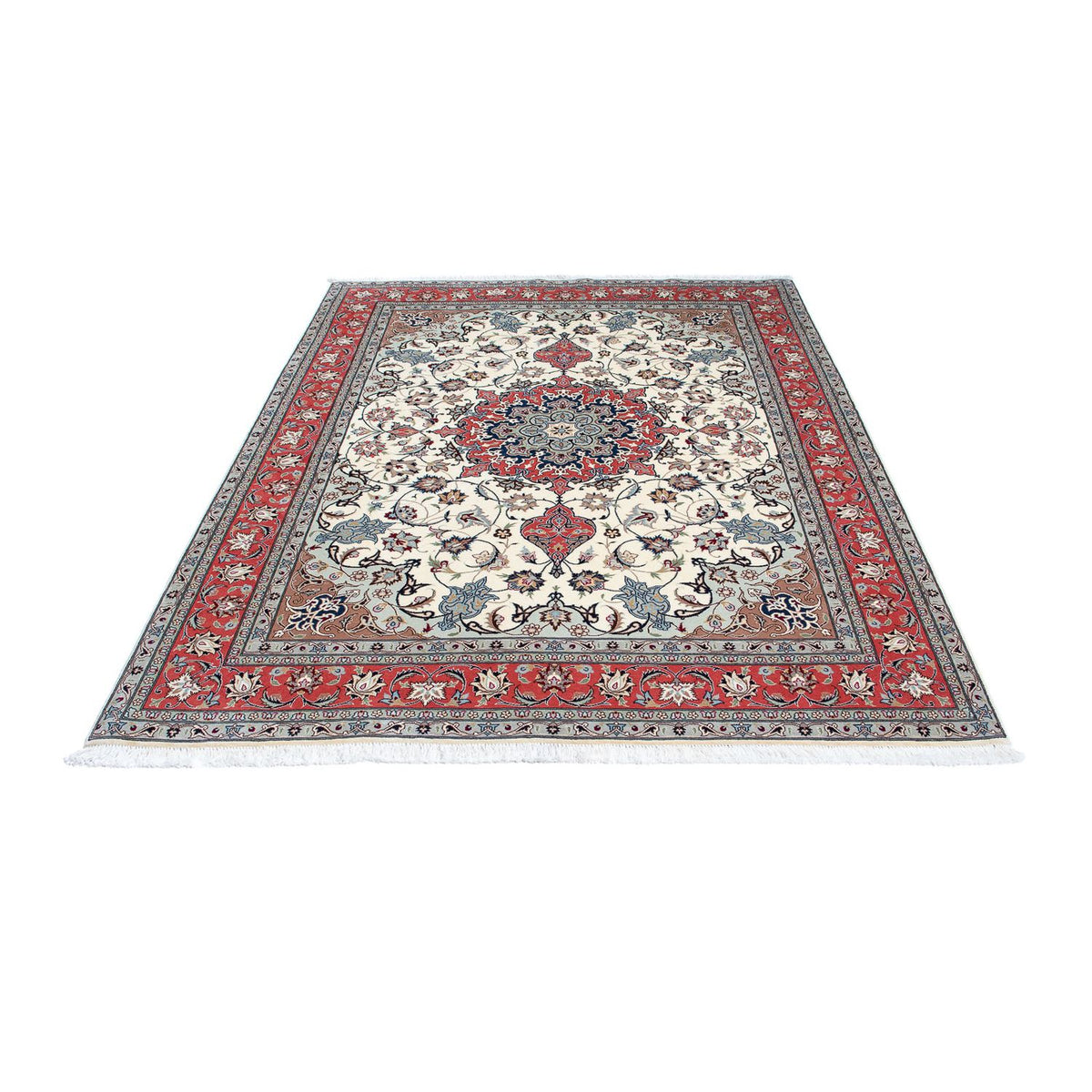 Tapis persan - Tabriz - Royal - 215 x 153 cm - beige