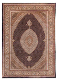 Tapis persan - Tabriz - 352 x 252 cm - marron clair