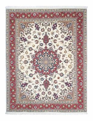 Tapis persan - Tabriz - Royal - 198 x 154 cm - beige