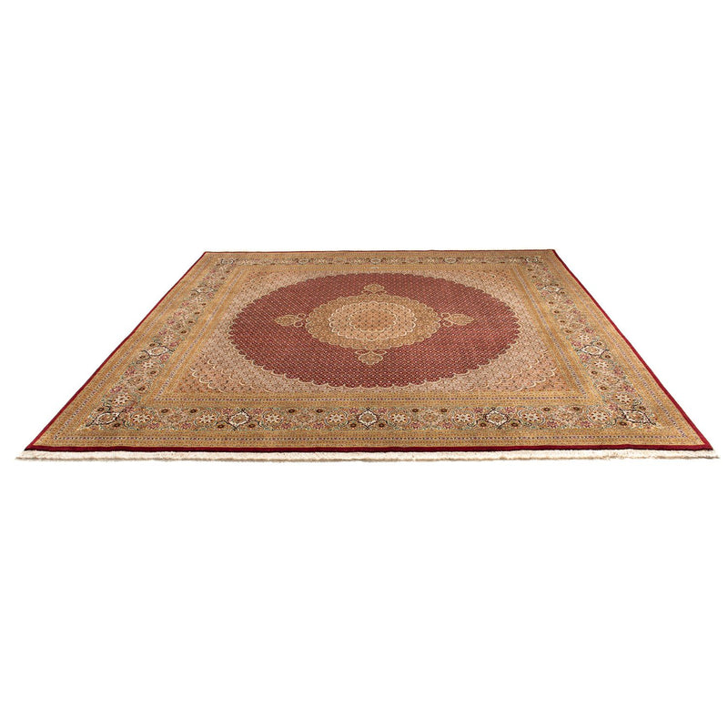 Tapis persan - Tabriz carré  - 251 x 247 cm - rouge foncé
