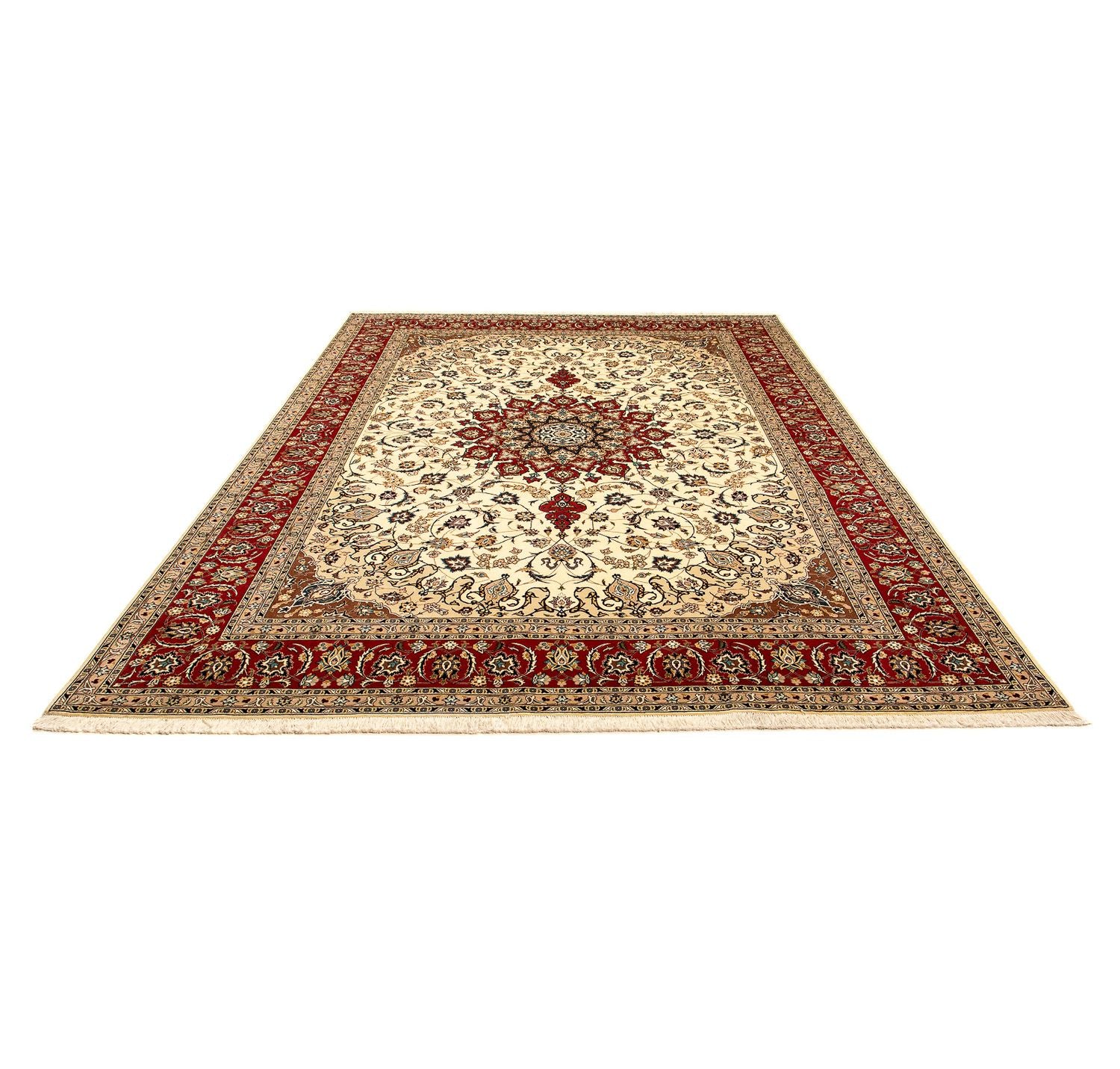 Tapis persan - Tabriz - 358 x 254 cm - beige