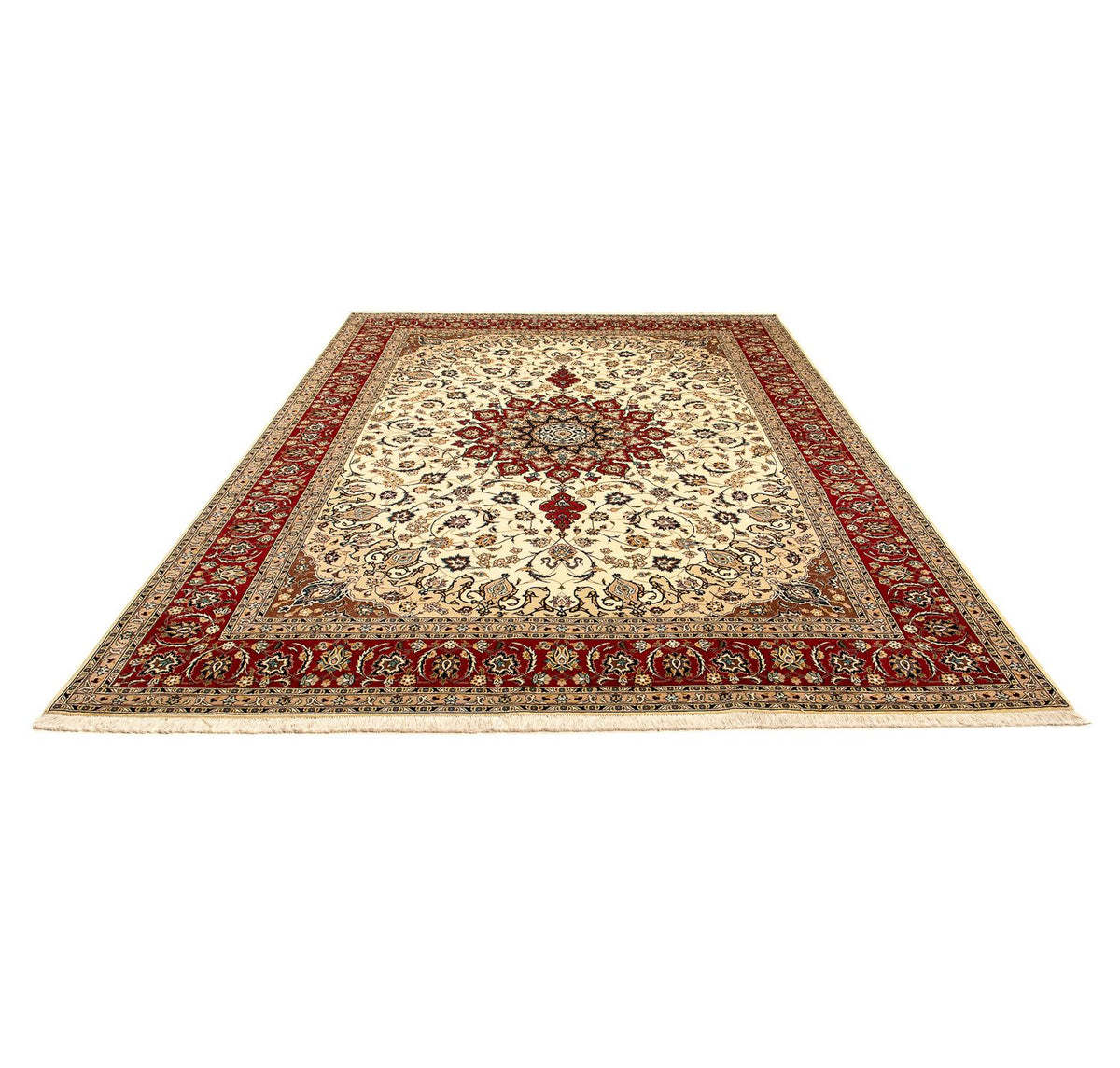 Tapis persan - Tabriz - 358 x 254 cm - beige