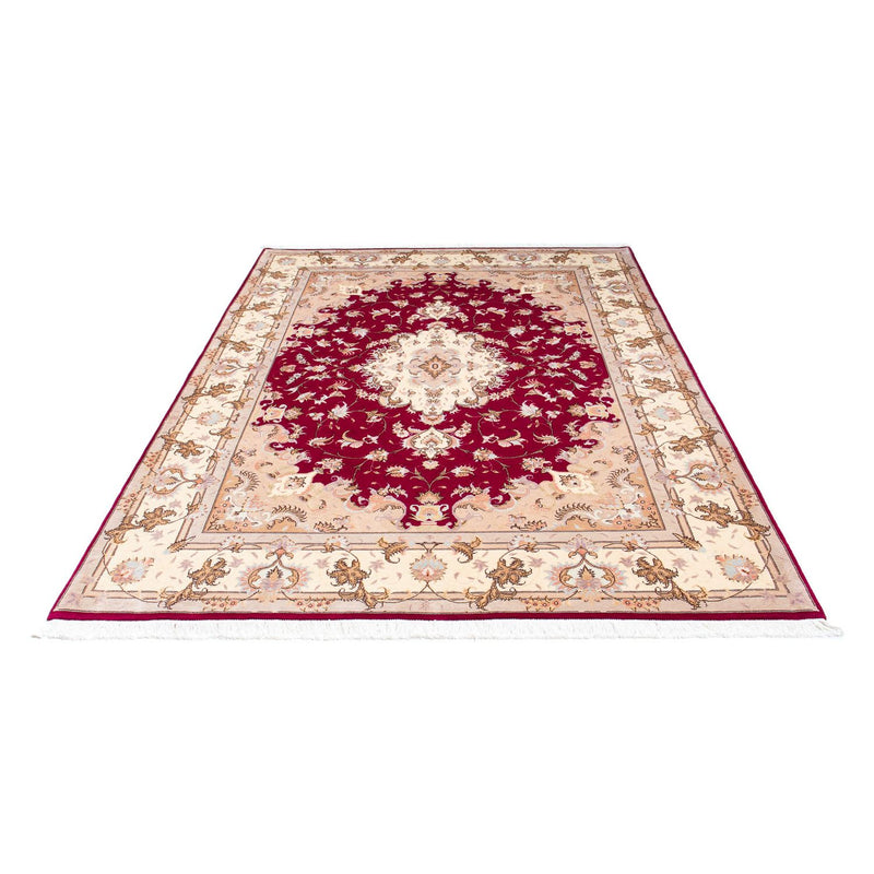Tapis persan - Tabriz - Royal - 243 x 165 cm - rouge foncé