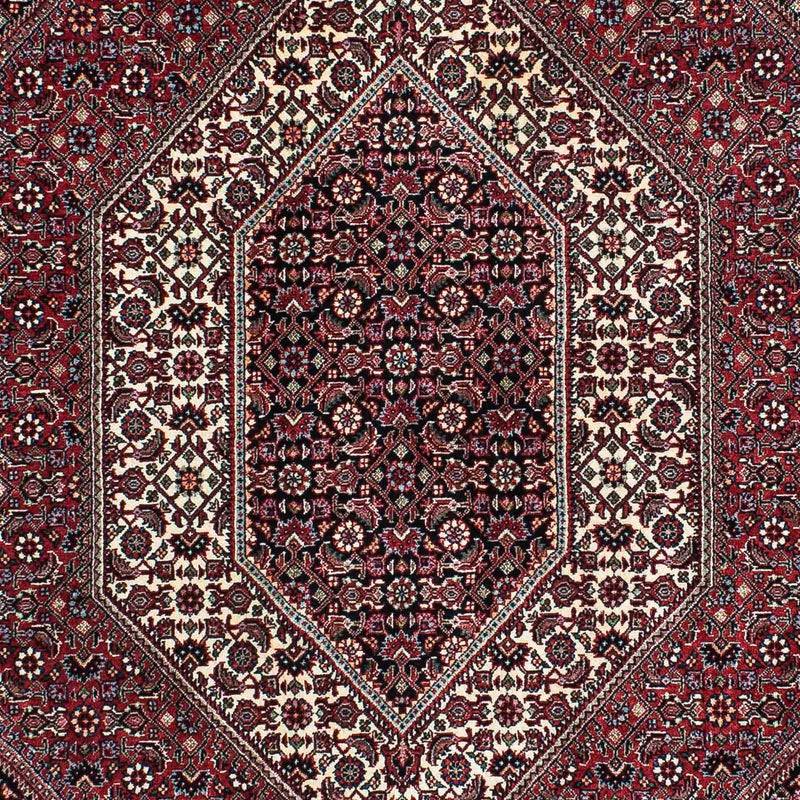 Tapis persan - Bidjar - 195 x 136 cm - rouge clair