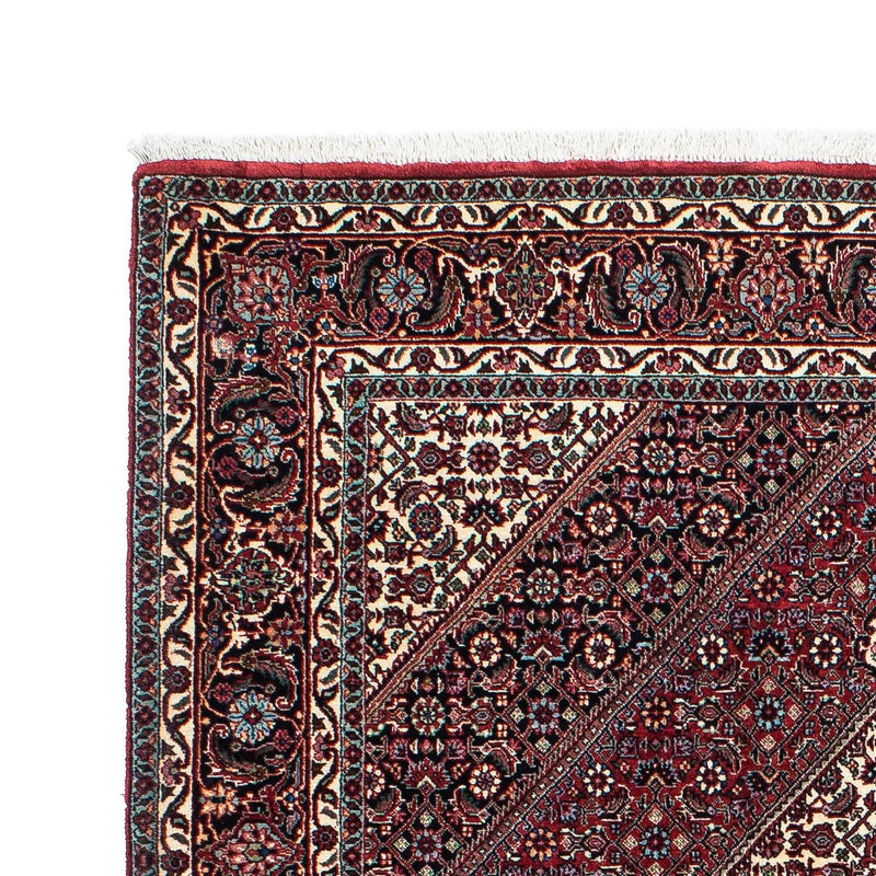 Tapis persan - Bidjar - 195 x 136 cm - rouge clair