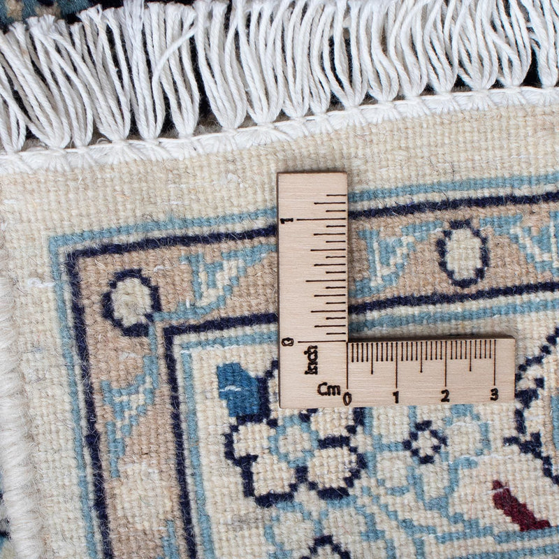 Tapis persan - Nain - Royal - 90 x 58 cm - bleu foncé
