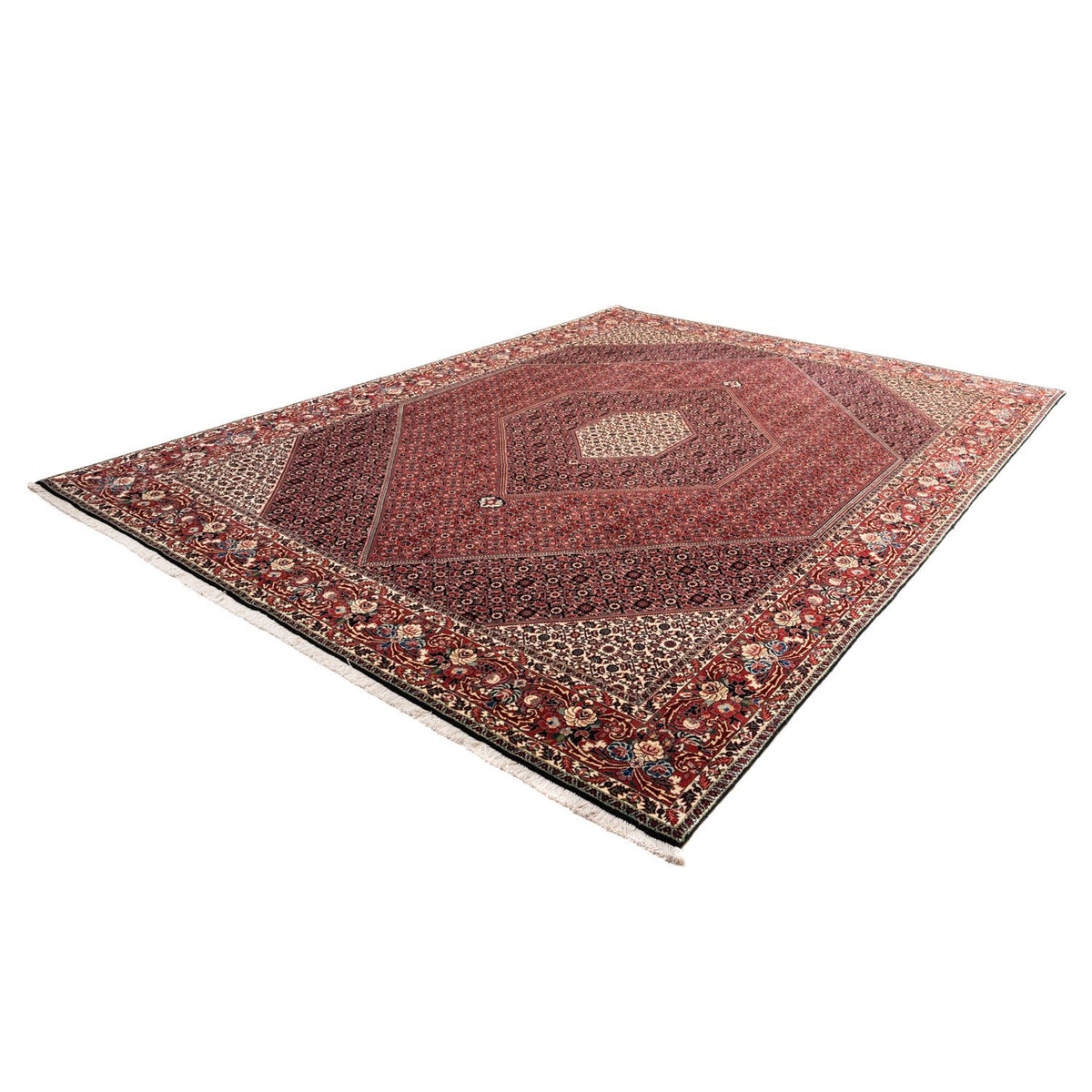 Tapis persan - Bidjar - 346 x 252 cm - rouge