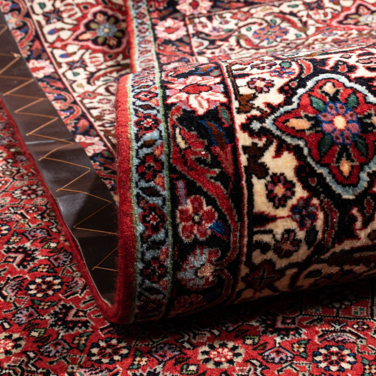 Tapis persan - Bidjar - 340 x 248 cm - rouge