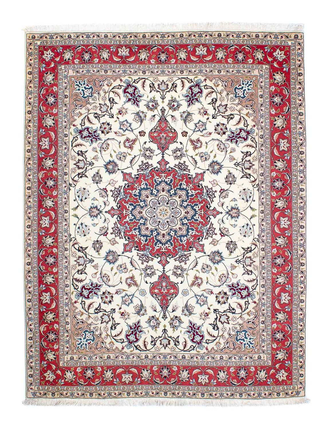 Tapis persan - Tabriz - Royal - 191 x 156 cm - beige