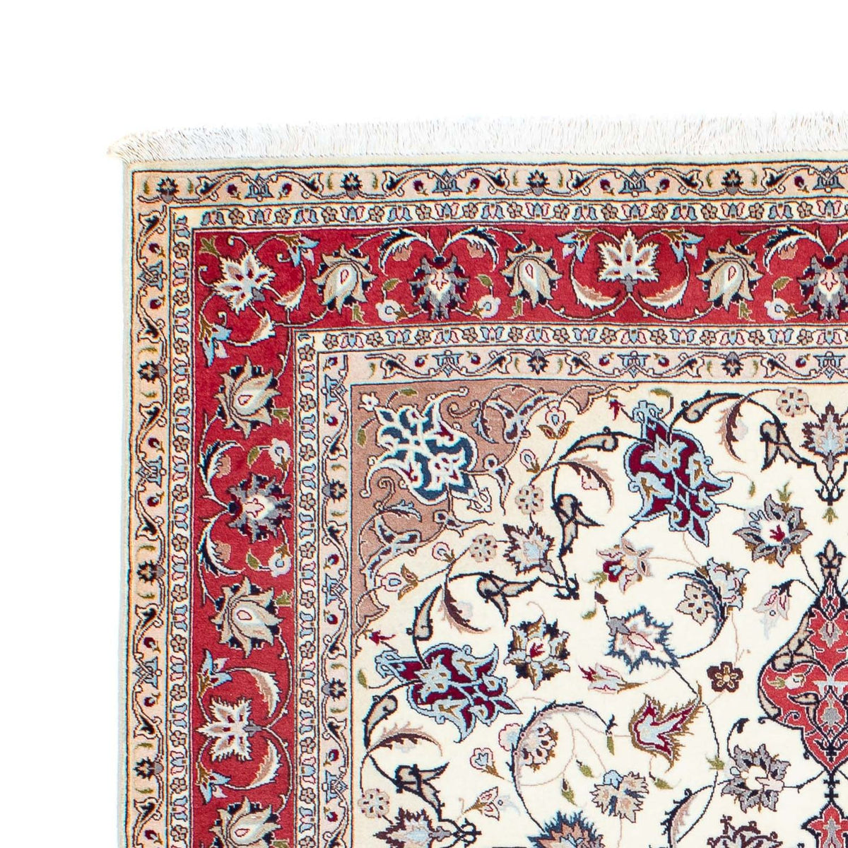 Tapis persan - Tabriz - Royal - 191 x 156 cm - beige