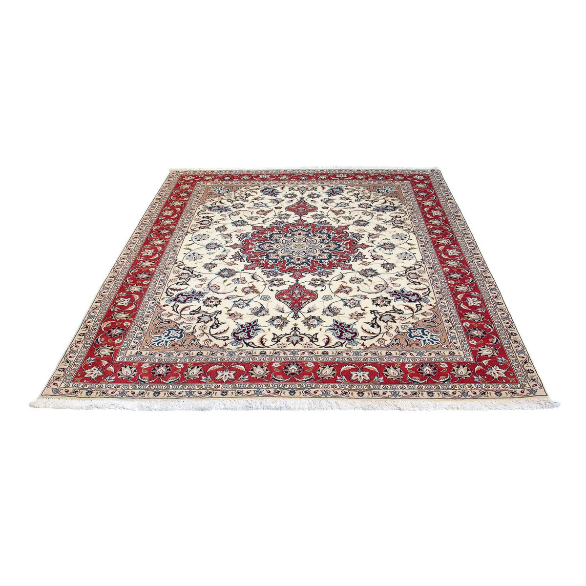 Tapis persan - Tabriz - Royal - 191 x 156 cm - beige