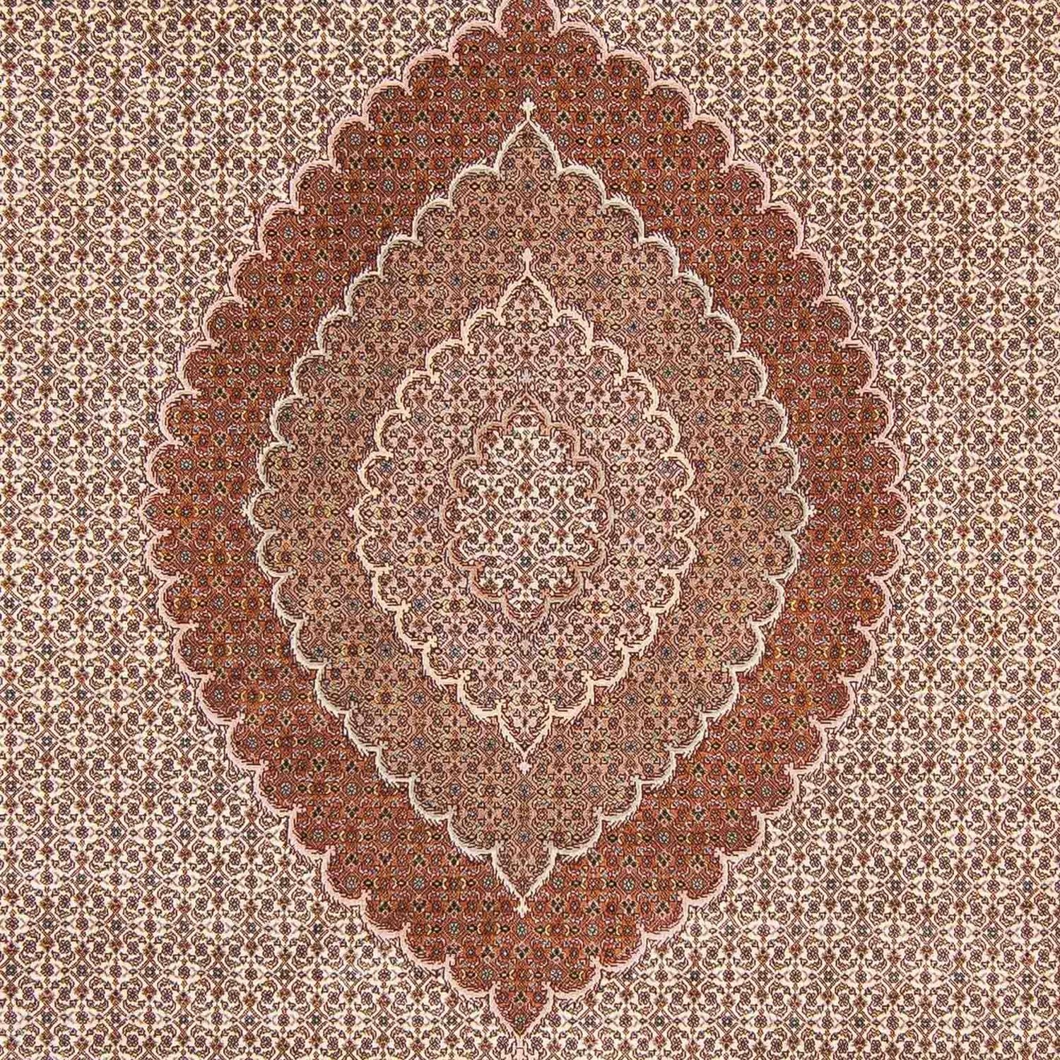 Tapis persan - Tabriz - 358 x 255 cm - marron clair