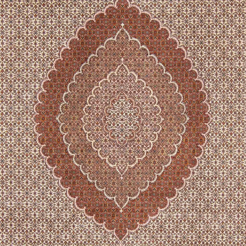 Tapis persan - Tabriz - 358 x 255 cm - marron clair