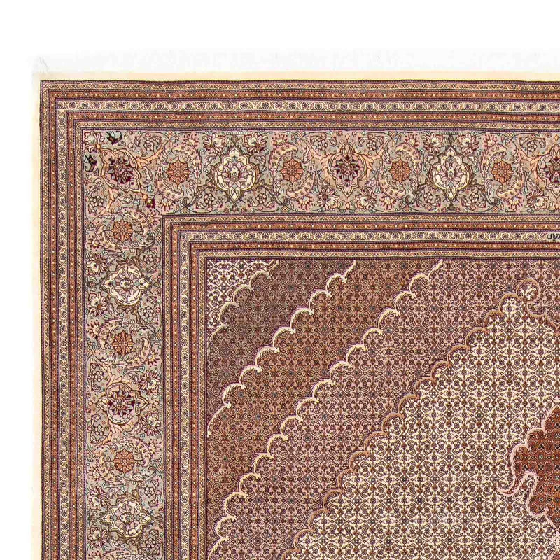 Tapis persan - Tabriz - 358 x 255 cm - marron clair