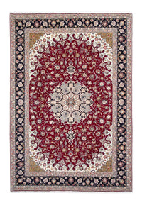 Tapis persan - Tabriz - Royal - 305 x 205 cm - rouge foncé
