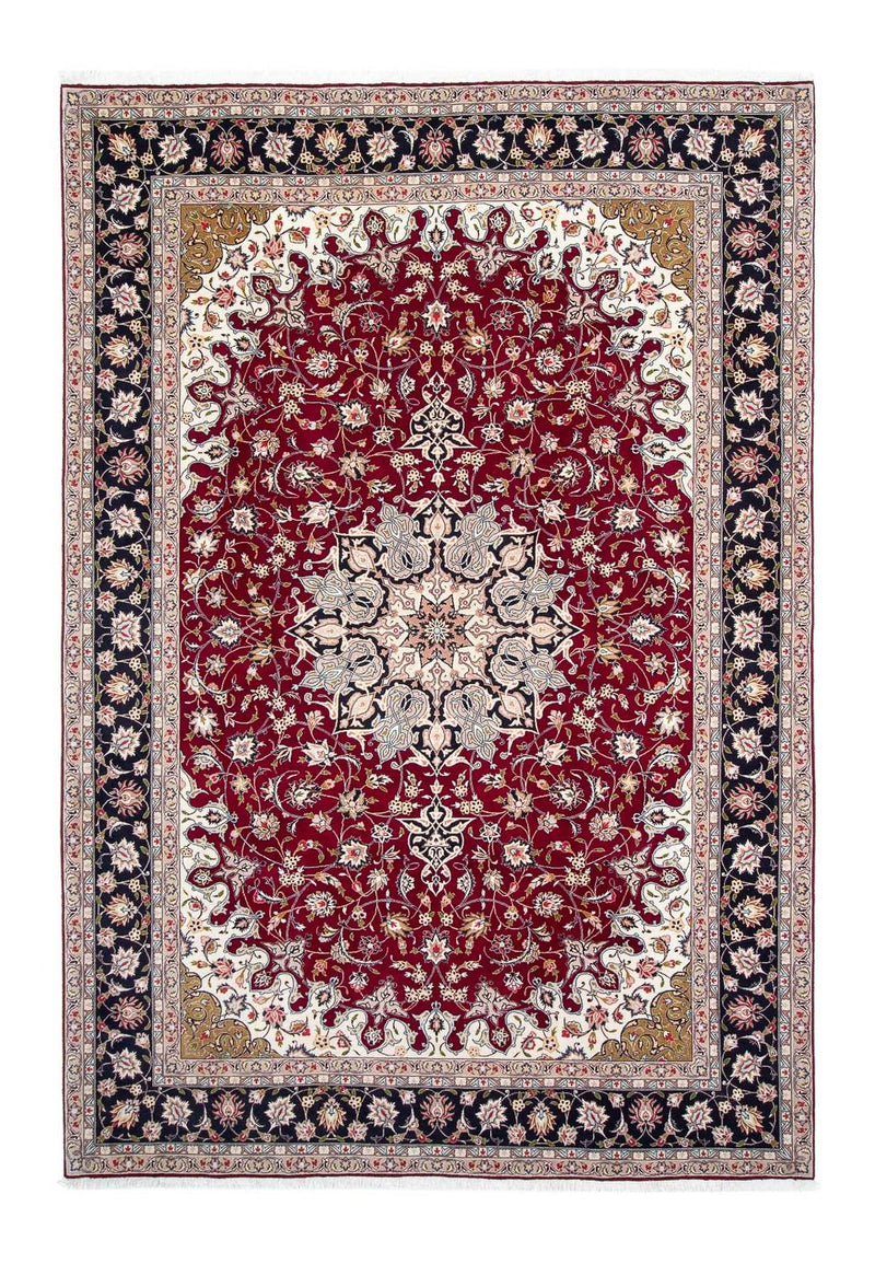 Tapis persan - Tabriz - Royal - 305 x 205 cm - rouge foncé