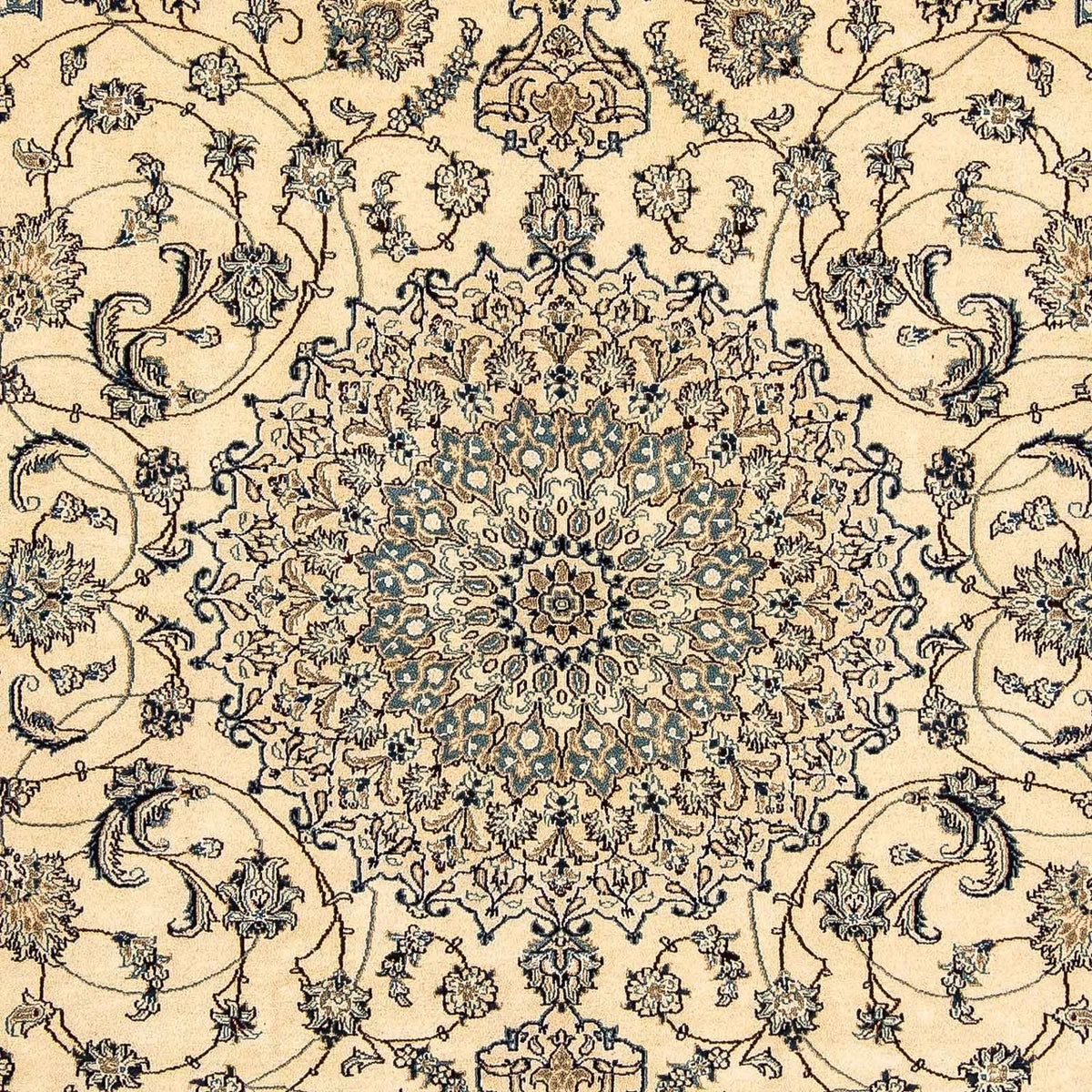 Tapis persan - Nain - Premium - 292 x 198 cm - beige